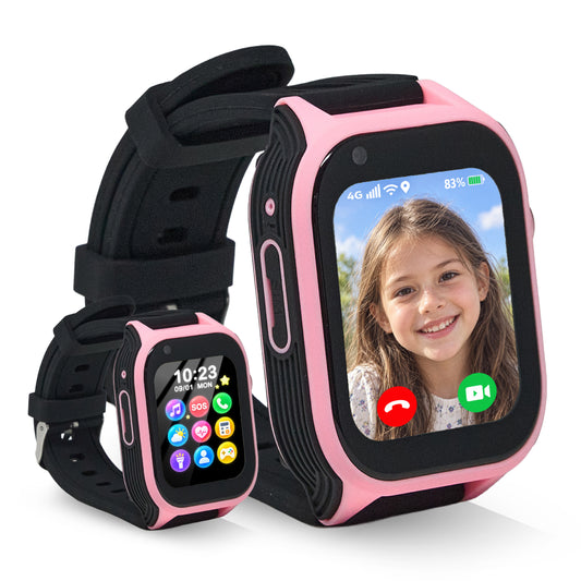 Muffymouse D8 4G Smartwatch Roze