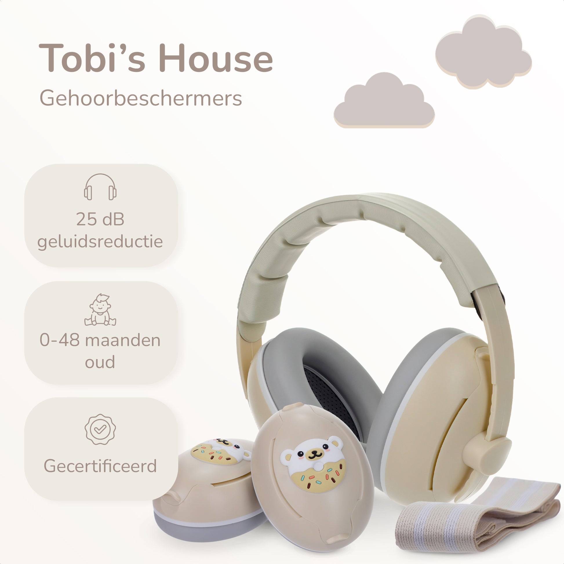 Gehoorbescherming Baby - Muisstil